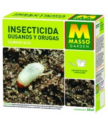 Insecticida gusanos y orugas 50 ml
